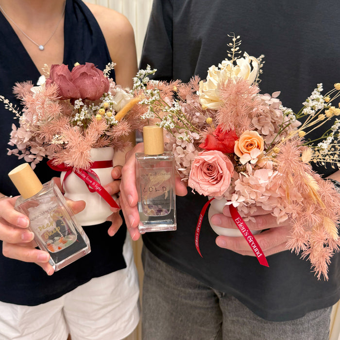 Preserved Flower Vase Arrangement × Crystal Botanical Room Mist Making