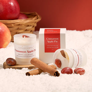 Open image in slideshow, [20% OFF] Cinnamon Apple Pie Crystal Candle
