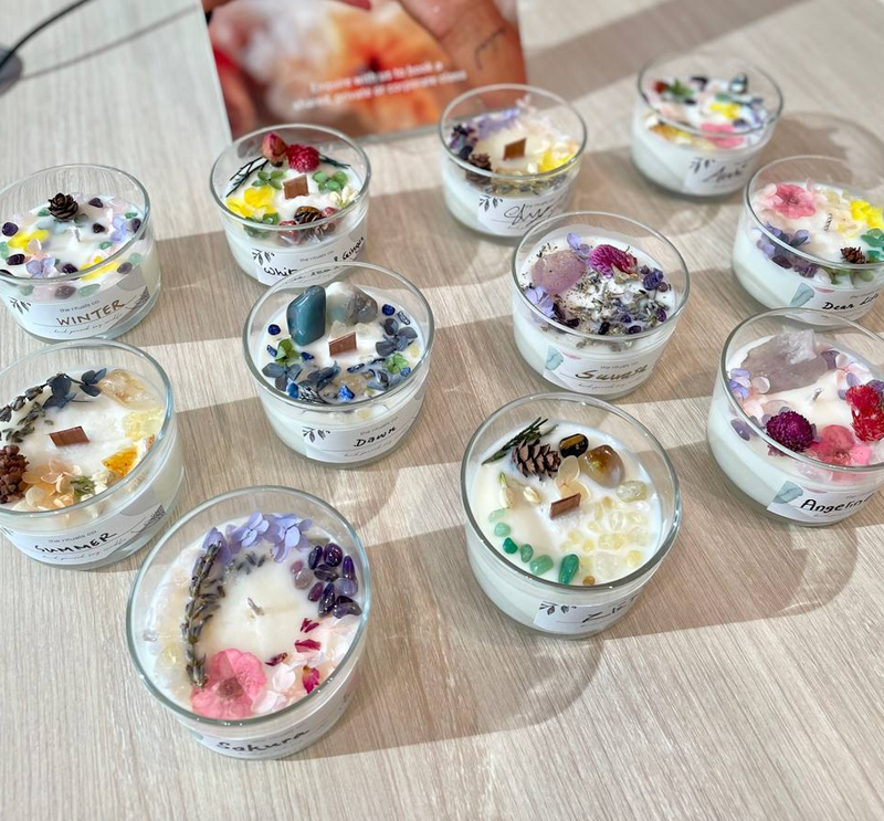 Crystal Botanical Candle Making Workshop